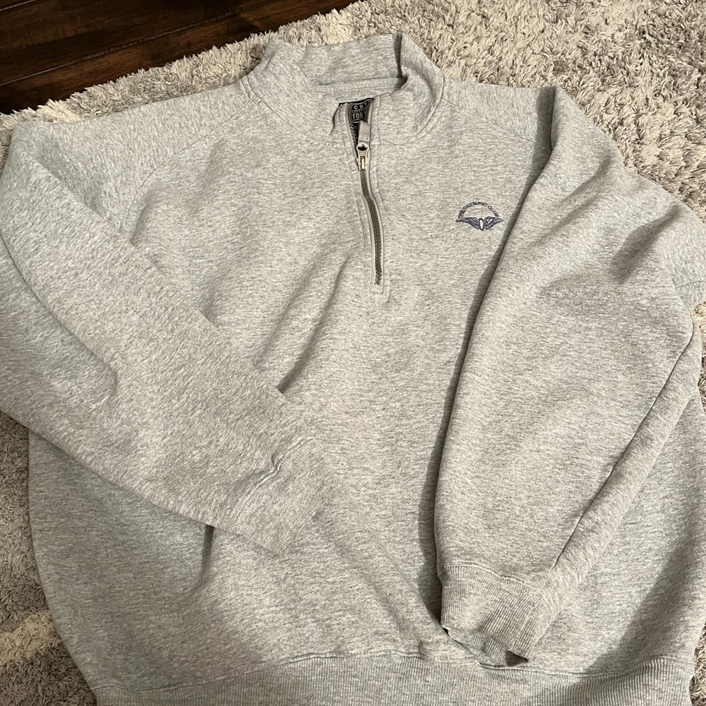 vintage grey sweatshirt